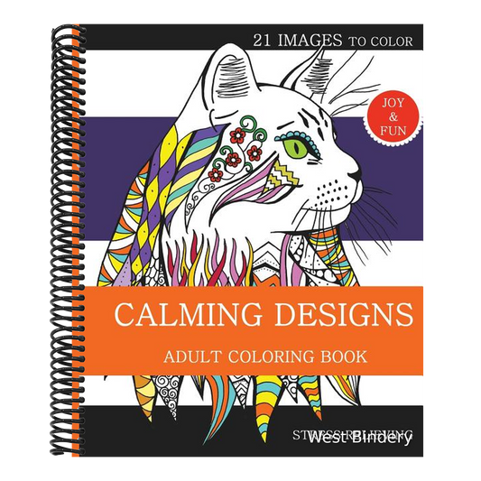 Calming Designs: Adult Coloring Book