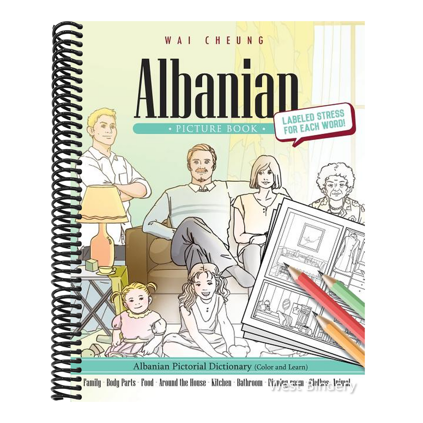 Albanian Picture Book: Albanian Pictorial Dictionary (Color and Learn)