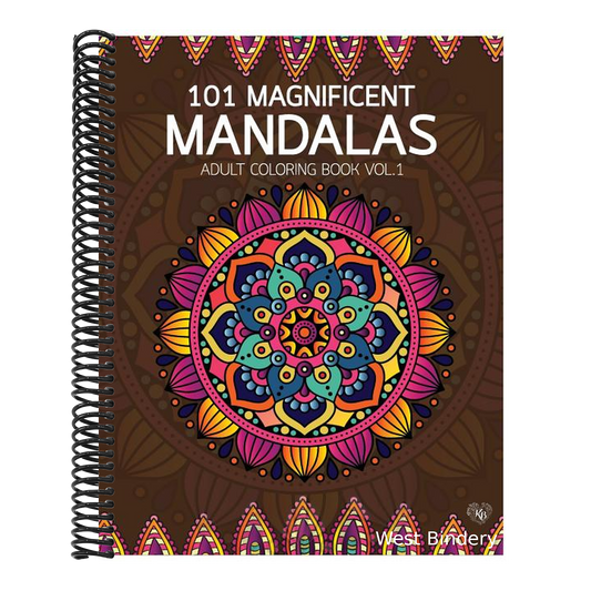 101 Magnificent Mandalas Adult Coloring Book Vol.1: Anti stress Adults Coloring Book to Bring You Back to Calm & Mindfulness
