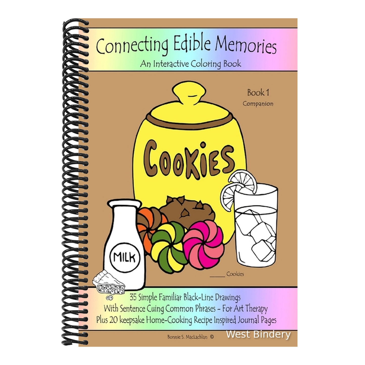 Connecting Edible Memories - Book 1 Companion: Interactive Coloring and Activity Book For People With Dementia, Alzheimer's, Stroke, Brain Injury and