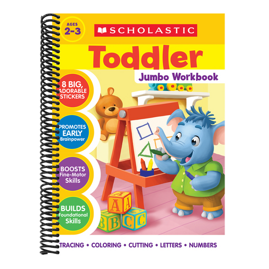Scholastic Toddler Jumbo Workbook (Spiral Bound)
