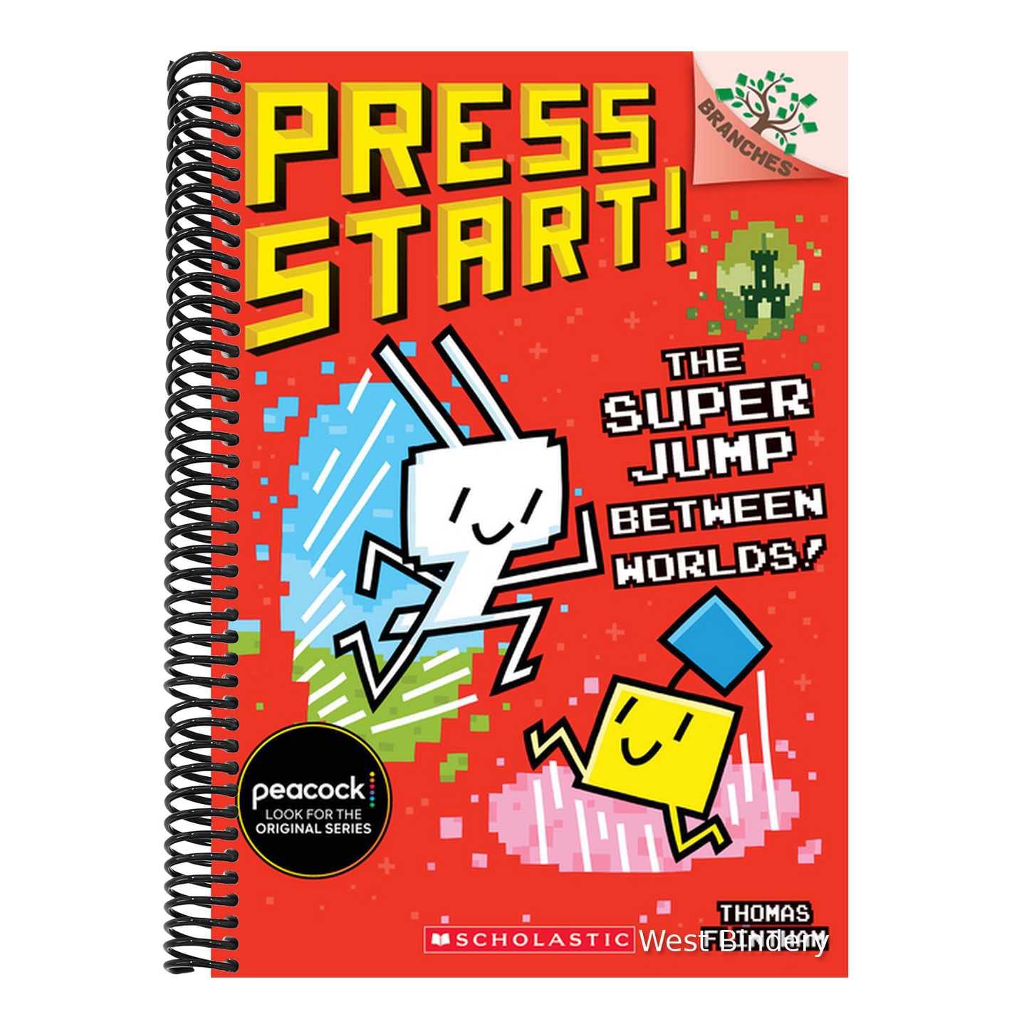 The Super Jump Between Worlds!: A Branches Book (Press Start! #17)