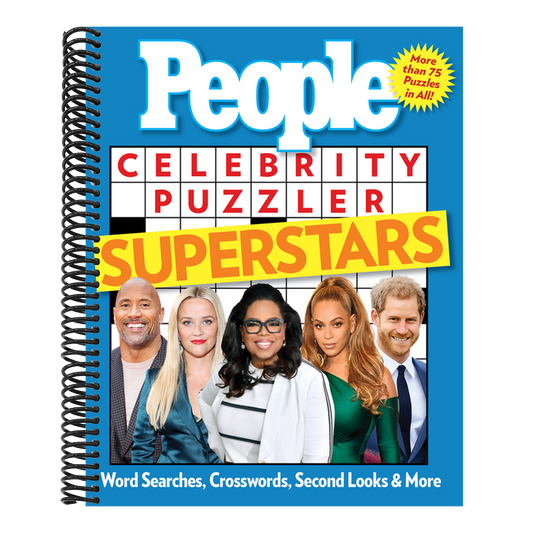 People Celebrity Puzzler Superstars: Word Searches, Crosswords, Second Looks, and More