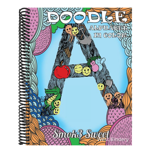 Doodle Alphabet in Color: Doodle Coloring Book - An Adult Coloring Book - Doodle Alphabet Coloring for Adults for Relaxation and Stress Relief -