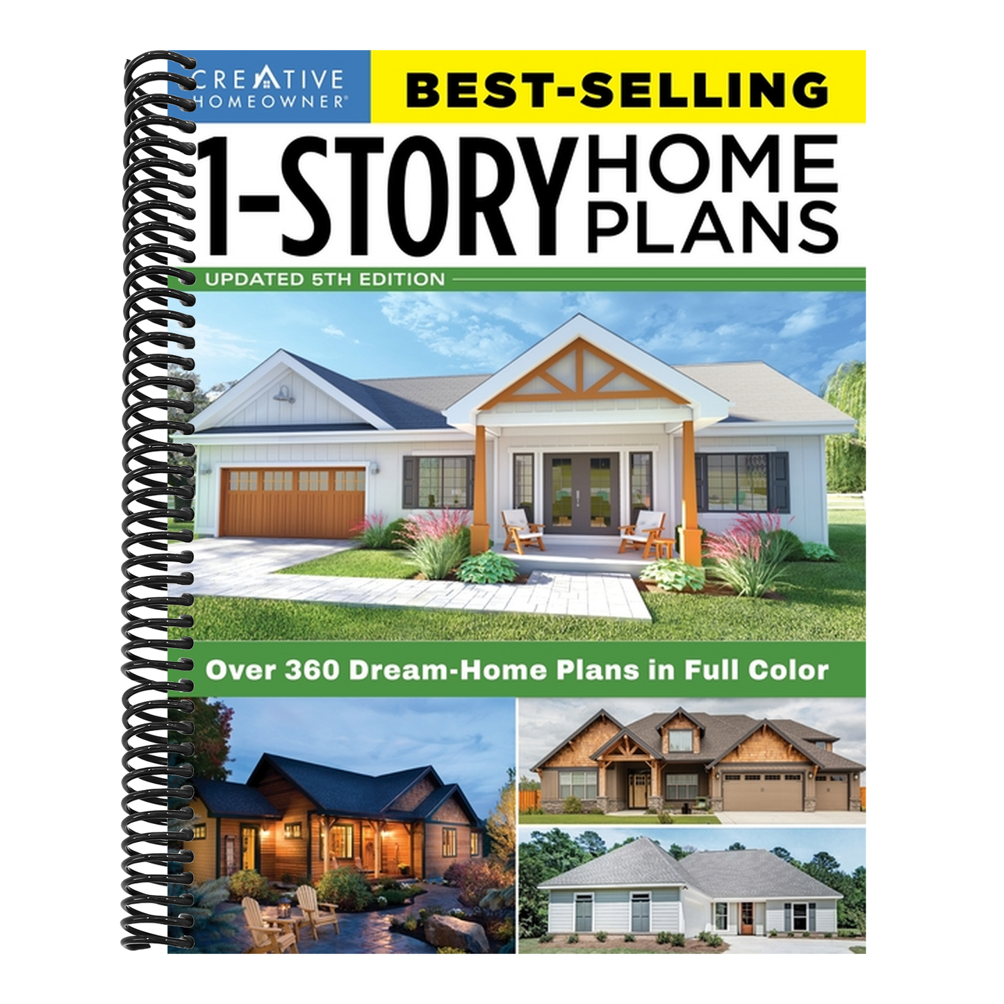 Best-Selling 1-Story Home Plans, 5th Edition: Over 360 Dream-Home Plans in Full Color (5TH ed.)