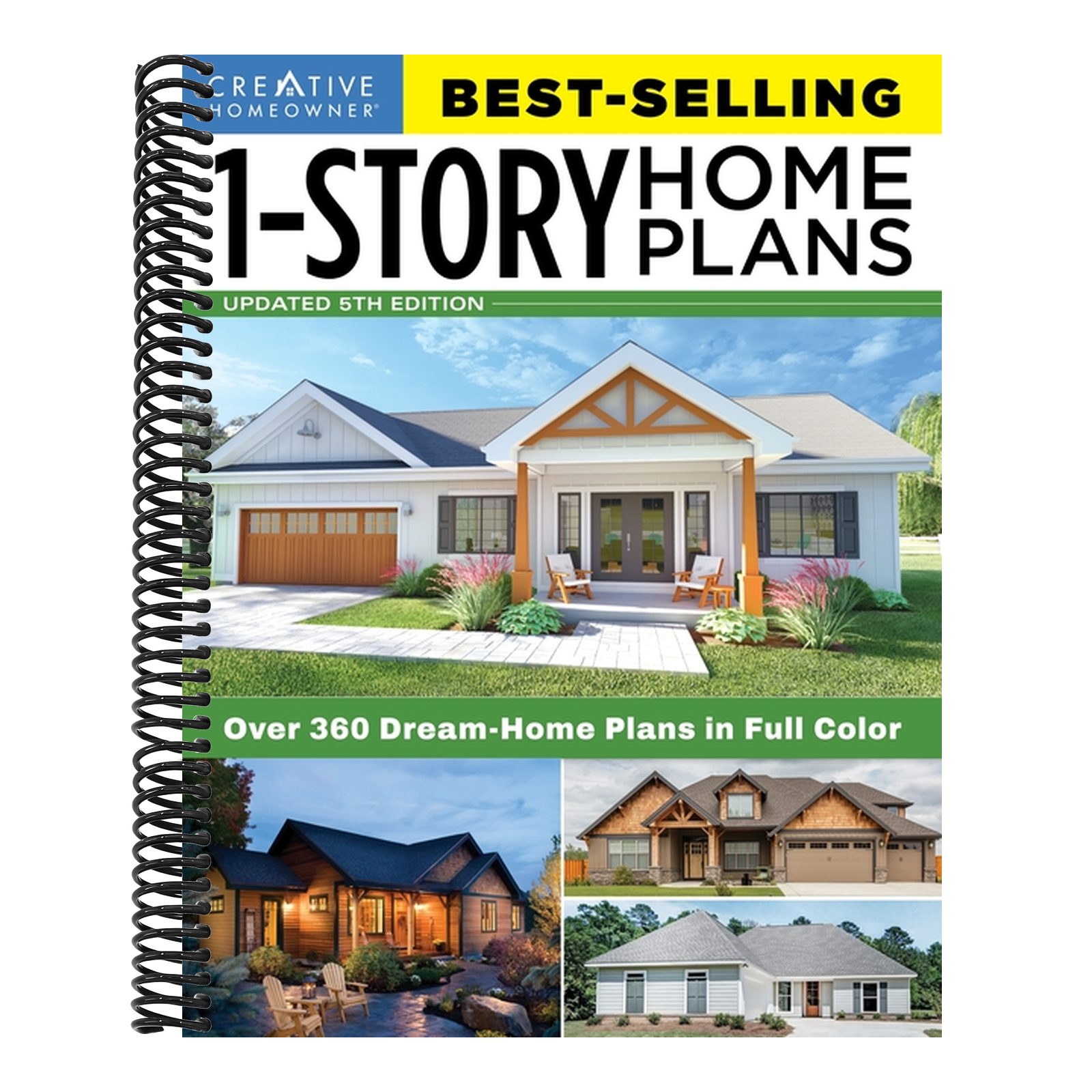 Best-Selling 1-Story Home Plans, 5th Edition: Over 360 Dream-Home Plans in Full Color (5TH ed.)