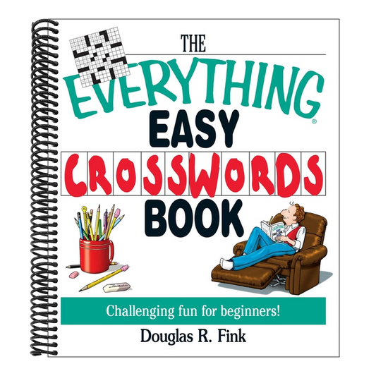 The Everything Easy Cross-Words Book: Challenging Fun for Beginners