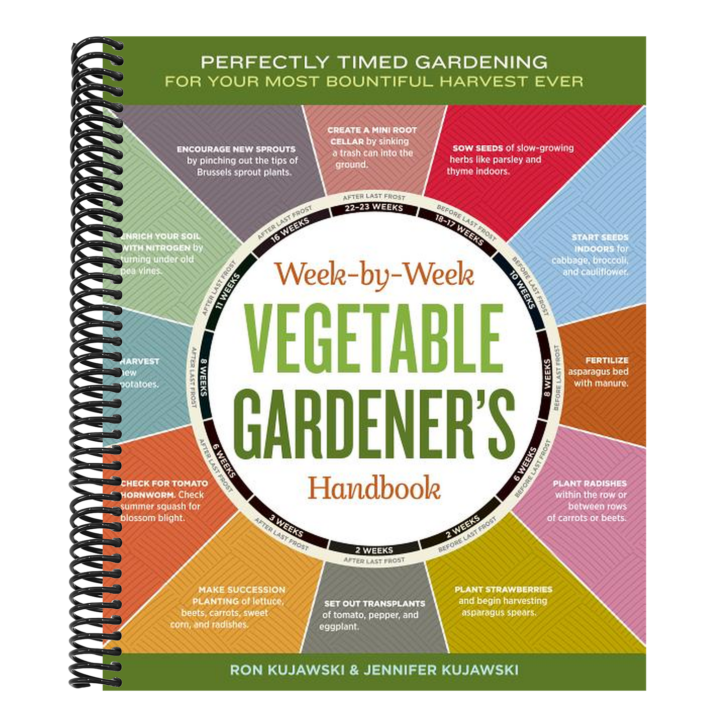 Week-By-Week Vegetable Gardener's Handbook: Perfectly Timed Gardening for Your Most Bountiful Harvest Ever (Spiral Bound)