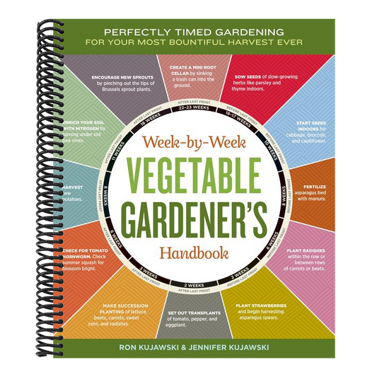 Week-By-Week Vegetable Gardener's Handbook: Perfectly Timed Gardening for Your Most Bountiful Harvest Ever (Spiral Bound)