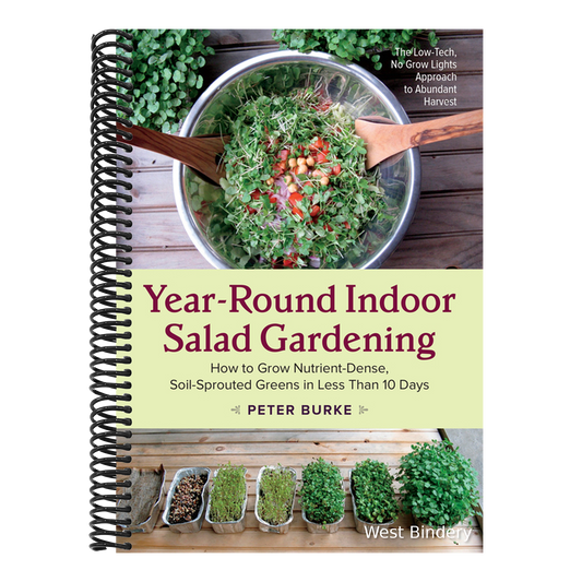 Year-Round Indoor Salad Gardening: How to Grow Nutrient-Dense, Soil-Sprouted Greens in Less Than 10 Days