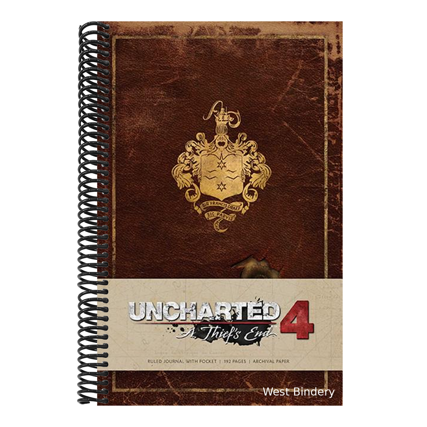 Uncharted Hardcover Ruled Journal