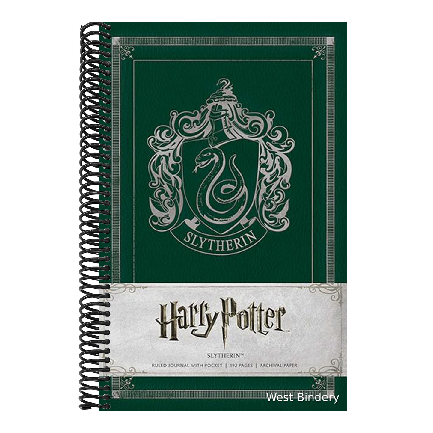 Harry Potter Slytherin Hardcover Ruled Journal