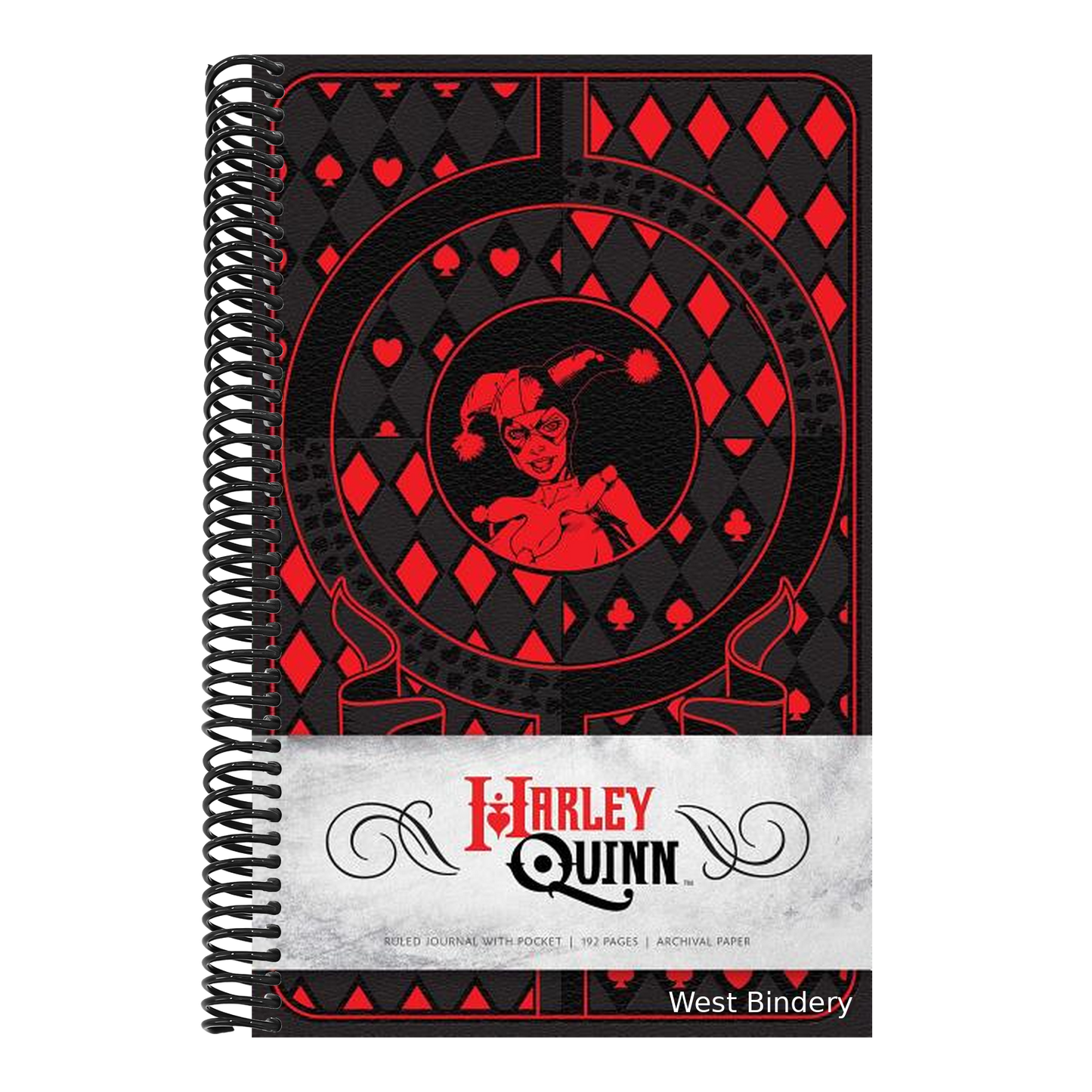 Harley Quinn Hardcover Ruled Journal