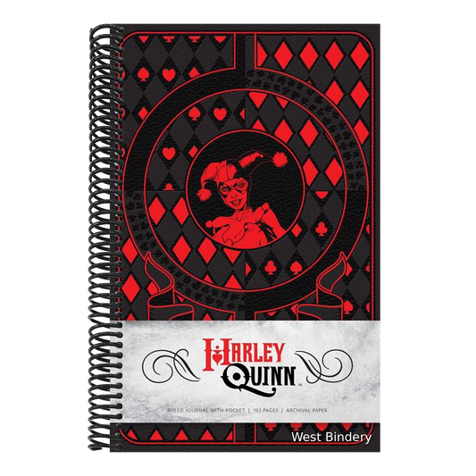 Harley Quinn Hardcover Ruled Journal
