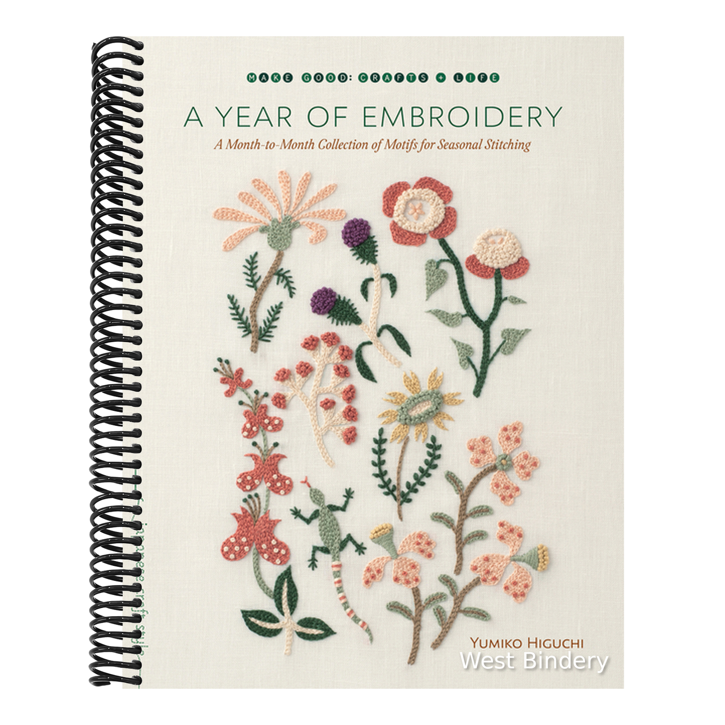A Year of Embroidery: A Month-To-Month Collection of Motifs for Seasonal Stitching