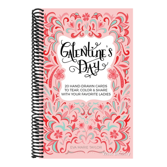 Galentine's Day: 20 Hand-Drawn Cards to Tear, Color and Share with Your Favorite Ladies