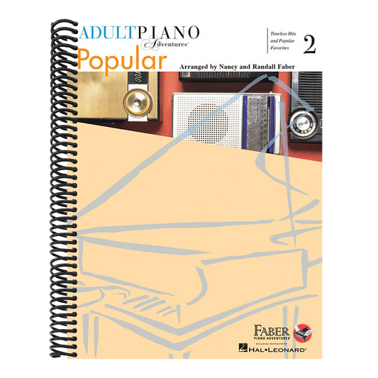 Adult Piano Adventures Popular Book 2 Piano Sheet Music Timeless Hits & Favorites for Beginners Includes Hey Jude, Bridge Over Troubled Water, Piano M