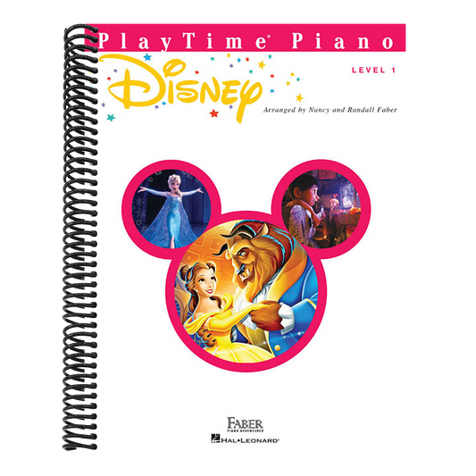 Playtime Piano Disney Easy Piano Sheet Music Fun Beginner Songs for Kids Level 1 Arrangements Includes Let It Go, Beauty and the Beast, the Lion King (Spiral Bound)