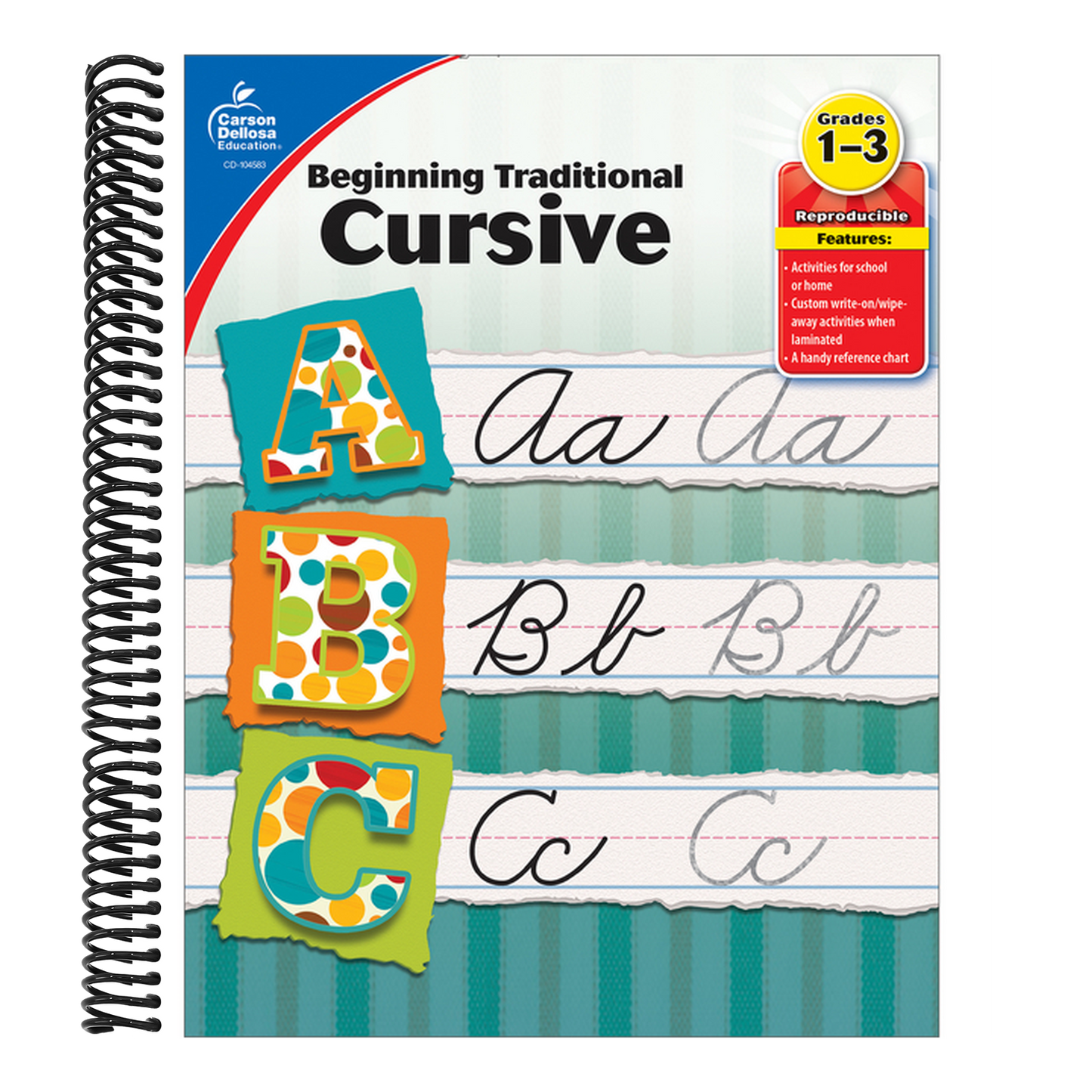 Beginning Traditional Cursive, Grades 1 - 3 (Spiral Bound)