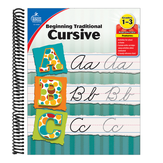 Beginning Traditional Cursive, Grades 1 - 3 (Spiral Bound)