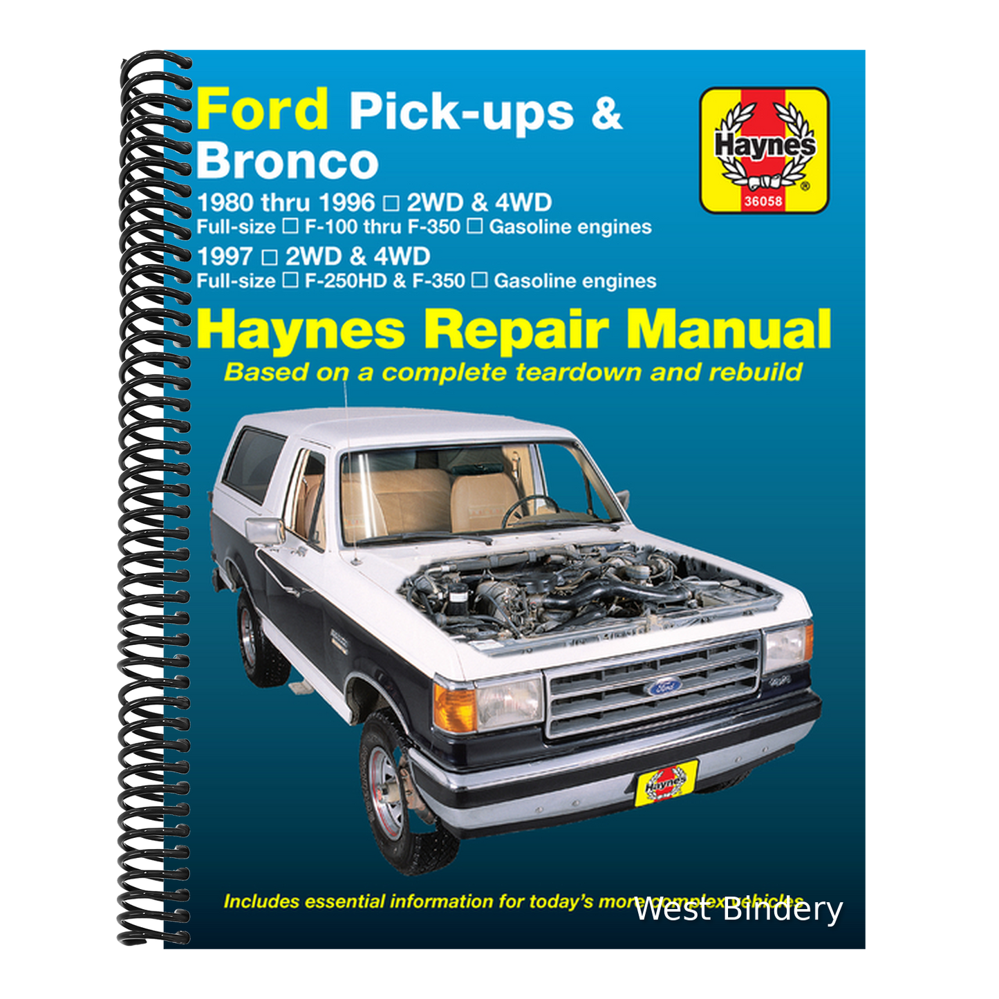Ford Pick-Ups F-100, F-150 & Bronco (80-96) & F-250 HD & F-350 (97) Haynes Repair Manual: 1980 Thru 1996 2wd & 4WD Full-Size F-100 Thru F-350 Gasoline