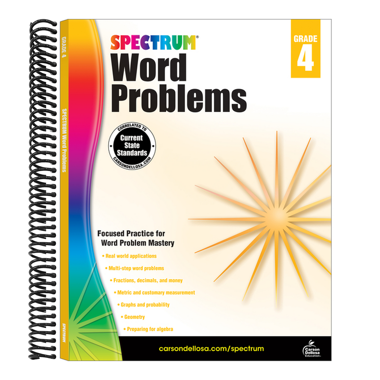 Word Problems, Grade 4: Volume 77 (Spiral Bound)