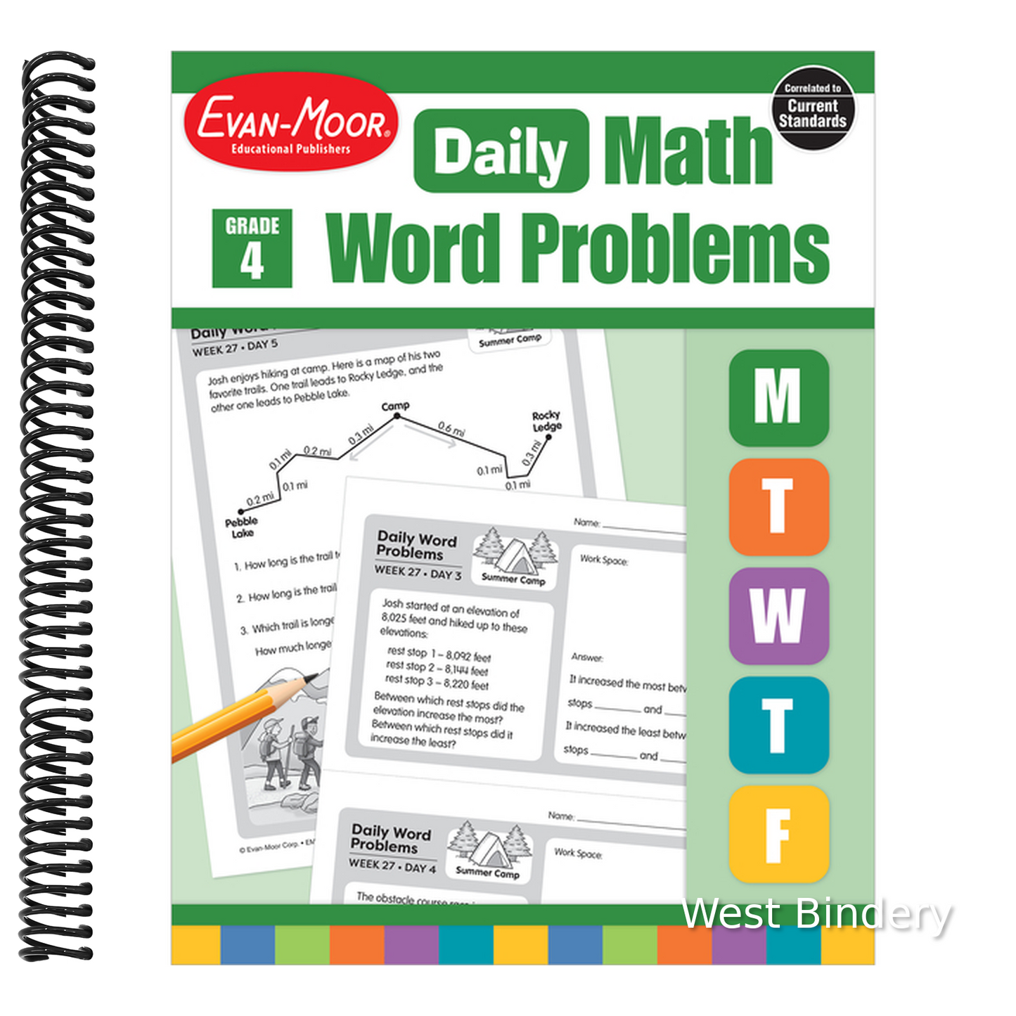 Daily Word Problems, Grade 4 (Teacher)