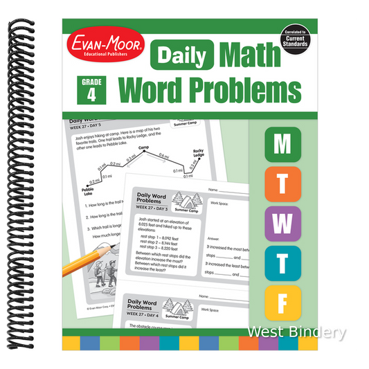Daily Word Problems, Grade 4 (Teacher)