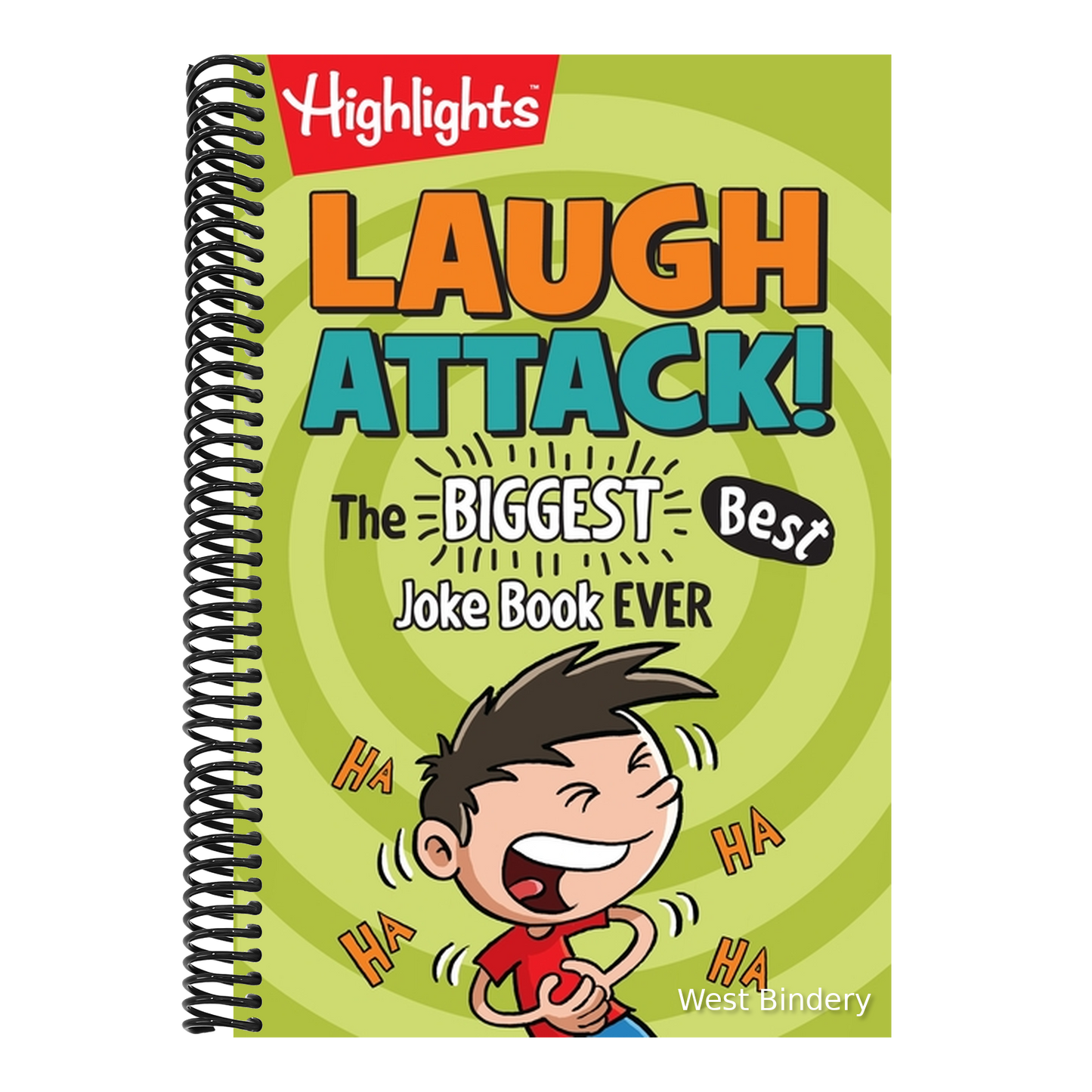 Laugh Attack!: Over 1,000 Jokes for Kids, Must-Have Kids Joke Book with Knock-Knocks, Riddles, Tongue Twisters and Cartoons
