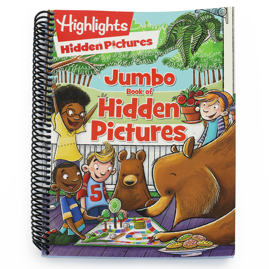 Jumbo Book of Hidden Pictures: Puzzle Activity Book for Kids Packed with More Than 200 Hidden Pictures and Funny Seek and Find Challenges for Ages 6 a (Spiral Bound)