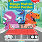 Things That Go Sticker Puzzles: Transportation Activity Book of Cars, Trucks, Planes and More, Hidden Pictures Puzzles with 280 Stickers for Kids 3 an