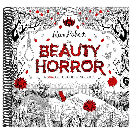 The Beauty of Horror 1: A Goregeous Coloring Book (Spiral Bound)