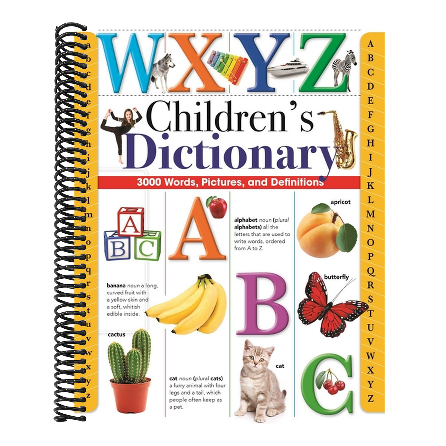 Children's Dictionary: 3,000 Words, Pictures, and Definitions (Spiral Bound)