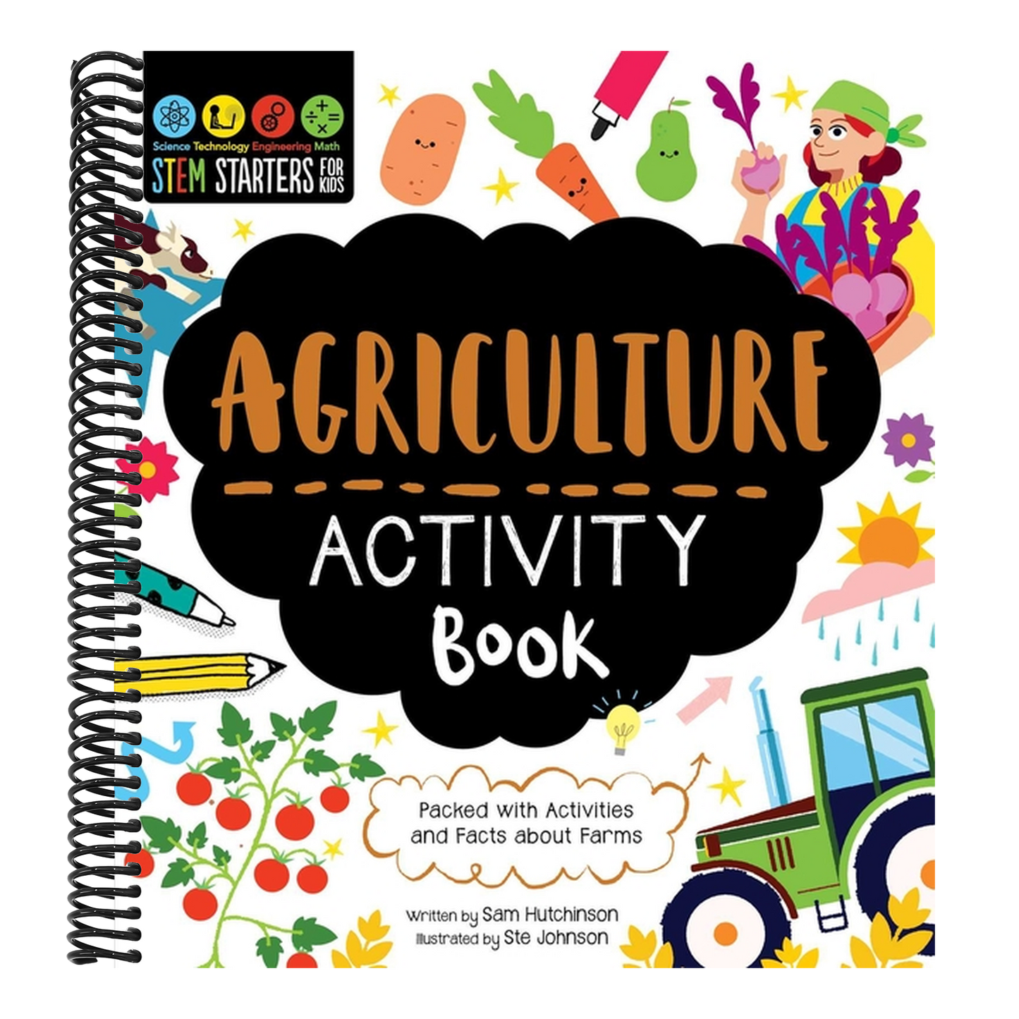 Stem Starters for Kids Agriculture Activity Book: Packed with Activities and Facts about Farms