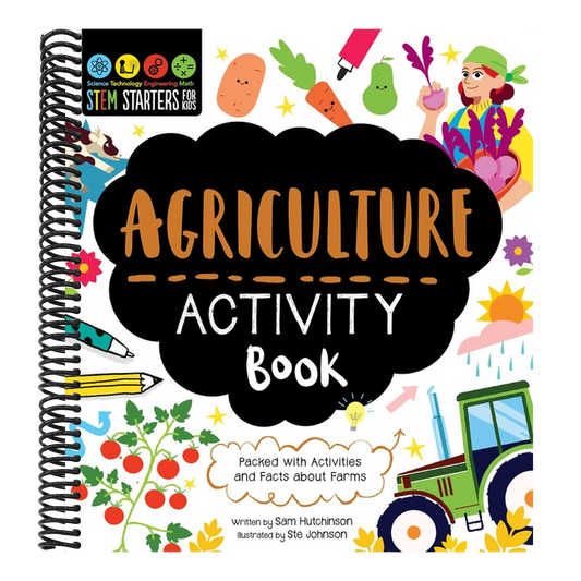 Stem Starters for Kids Agriculture Activity Book: Packed with Activities and Facts about Farms