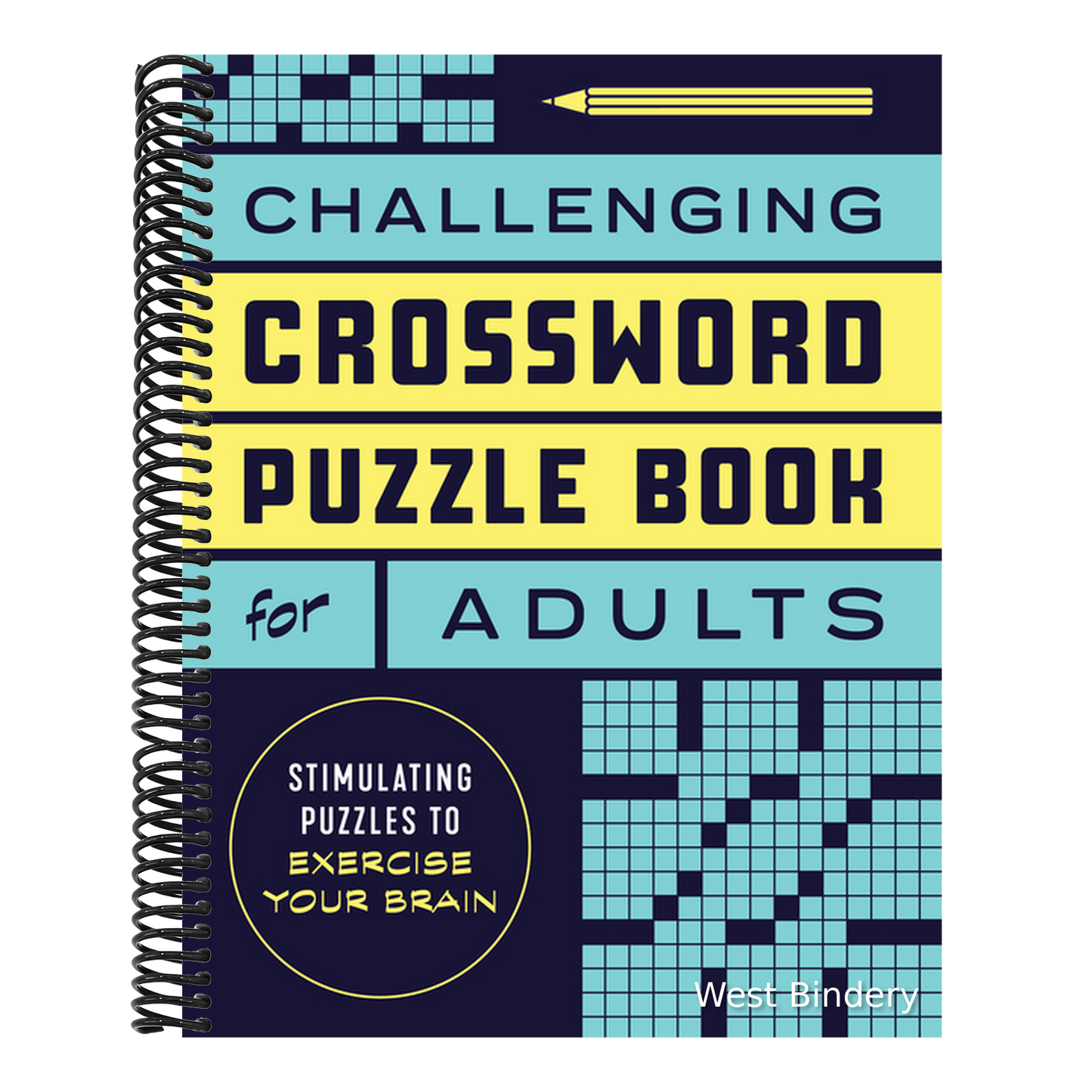 Challenging Crossword Puzzle Book for Adults: Stimulating Puzzles to Exercise Your Brain