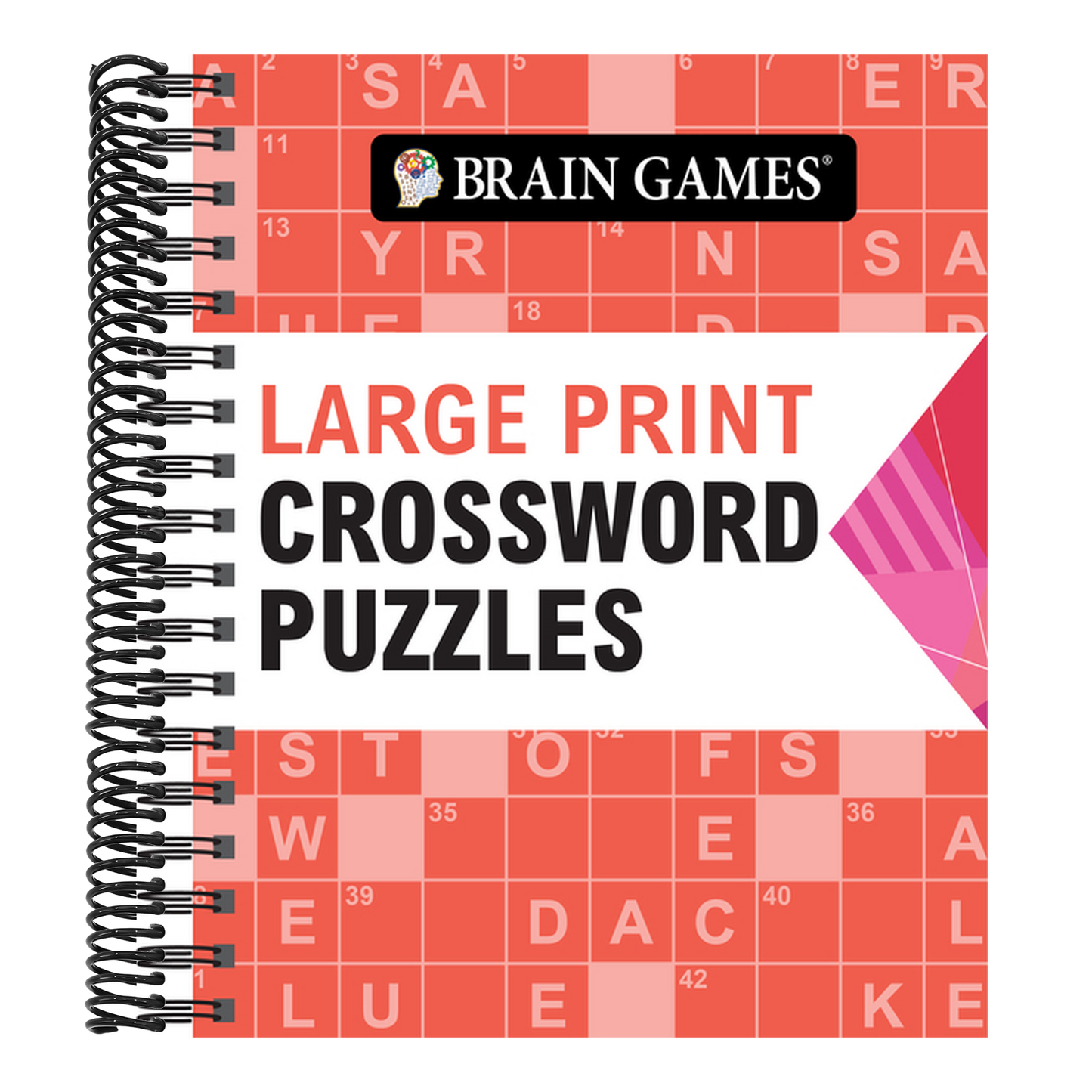 Brain Games - Large Print Crossword Puzzles (Arrow)