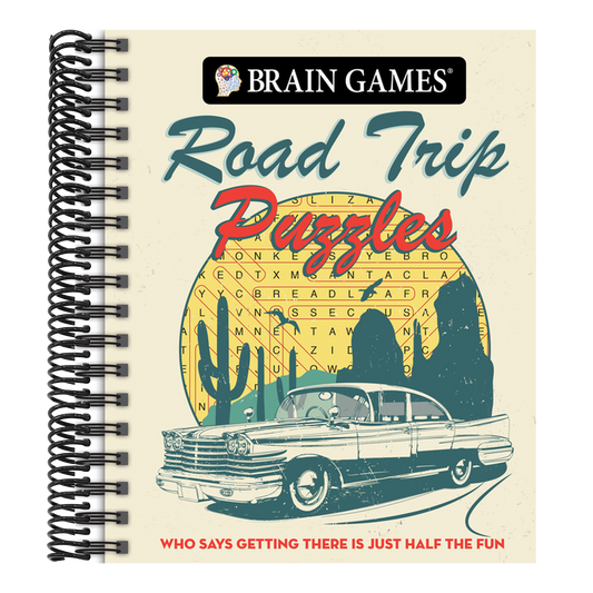 Brain Games - Road Trip Puzzles: Who Says Getting There Is Just Half the Fun?