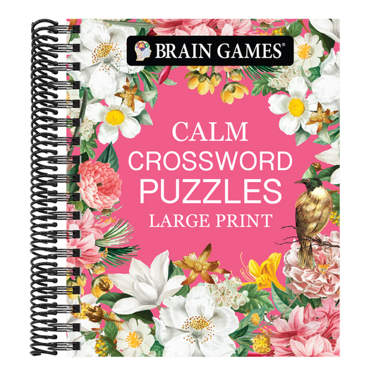 Brain Games - Calm: Crossword Puzzles - Large Print