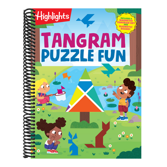 Tangram Puzzle Fun (Highlights Fun to Go Deluxe) (Spiral Bound)