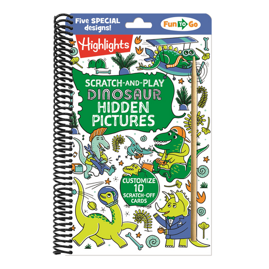 Scratch-And-Play Dinosaur Hidden Pictures