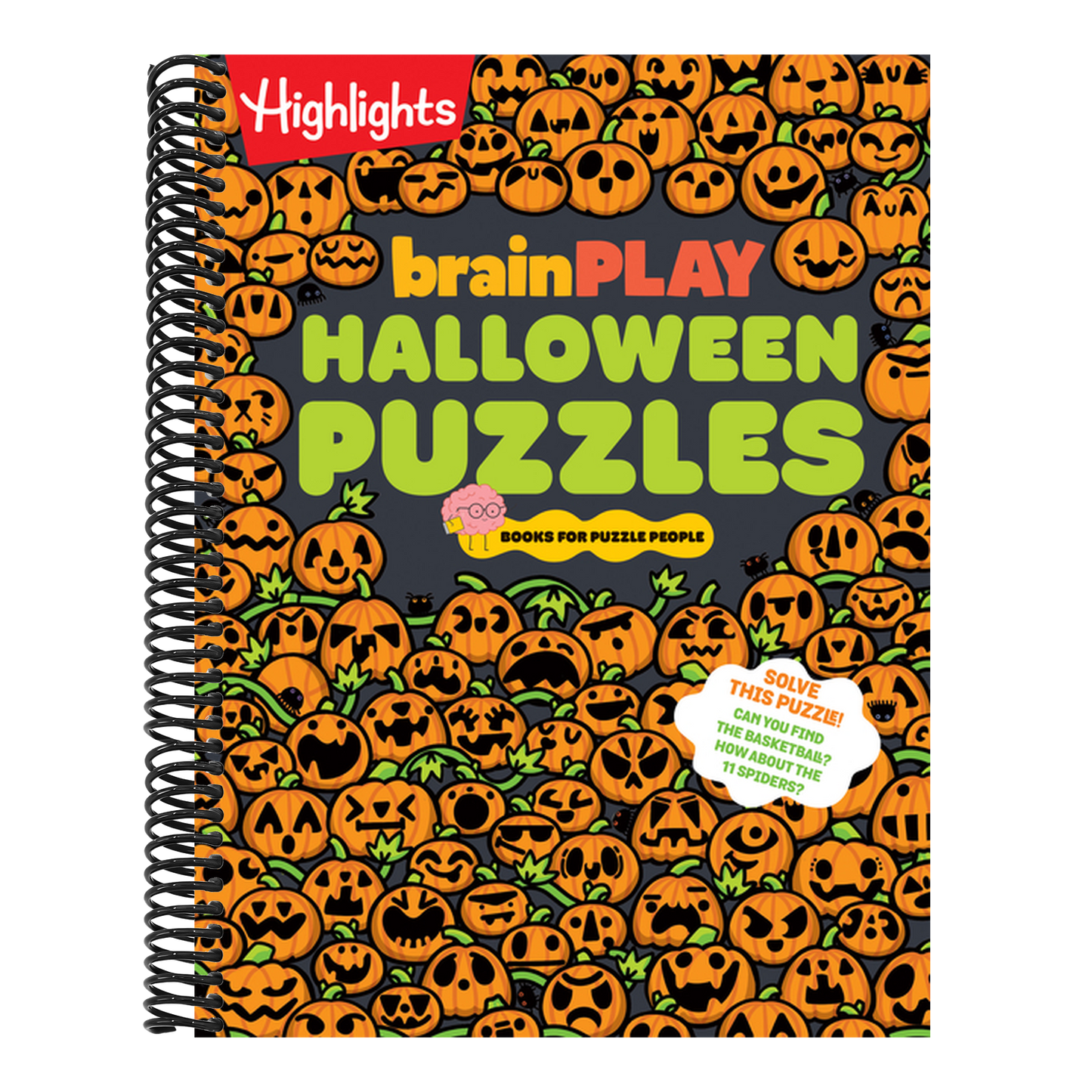 Brainplay Halloween Puzzles: A Challenging Halloween Activity Book for Kids Ages 7 and Up with Over 200 Puzzles, Logic Games, Mazes and Hidden Picture (Brainplay Puzzle Books)