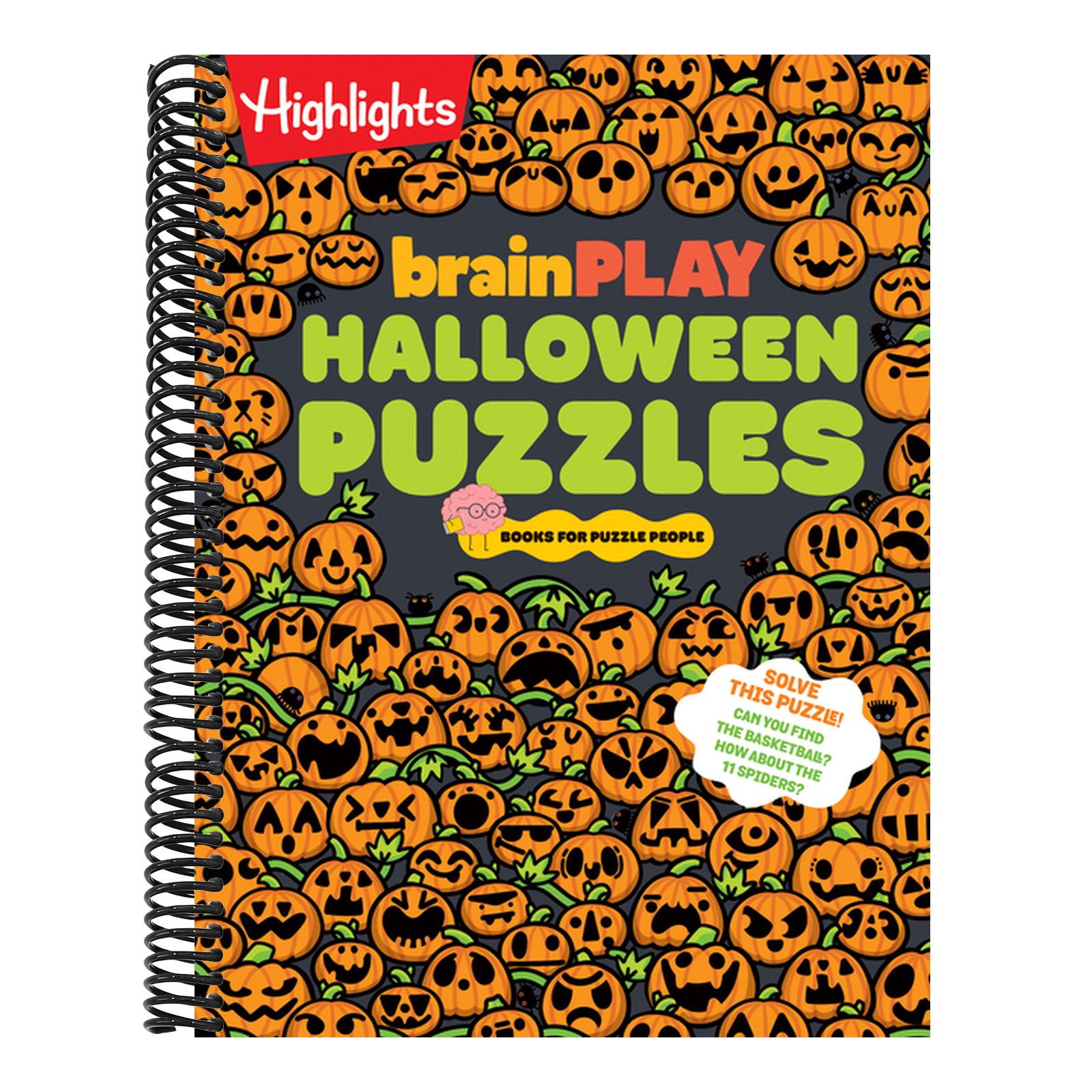 Brainplay Halloween Puzzles: A Challenging Halloween Activity Book for Kids Ages 7 and Up with Over 200 Puzzles, Logic Games, Mazes and Hidden Picture (Brainplay Puzzle Books)