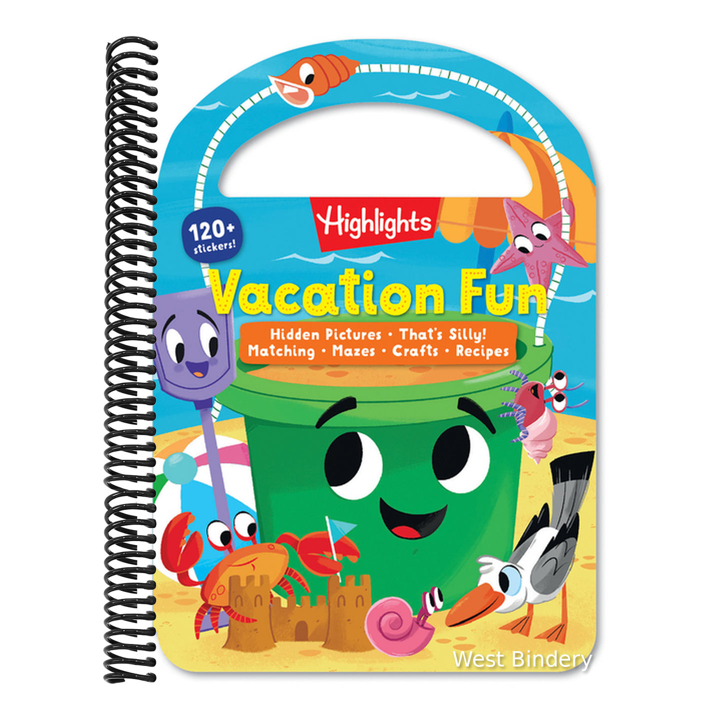 Vacation Fun: Kids Travel Activity Book for Ages 36 with Over 120 Stickers, Puzzles, Crafts and Games for Road Trips, Vacations and Travel