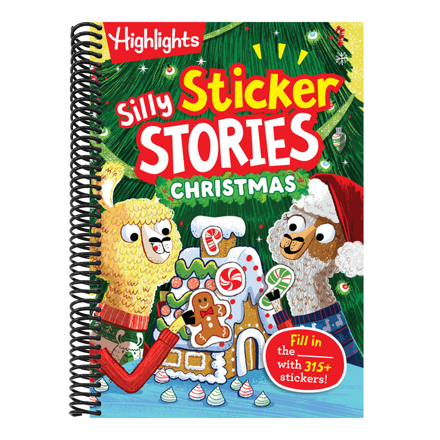 Silly Sticker Stories: Christmas: Fun Christmas Sticker Book for Kids with Hidden Pictures Puzzles, Fill-In Stories and Holiday Activities