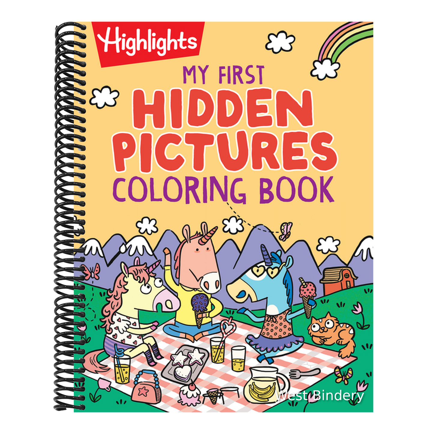 My First Hidden Pictures Coloring Book: Preschool Coloring Book with Highlights Hidden Pictures Puzzles, Over 100 Activities for Kids 3-6
