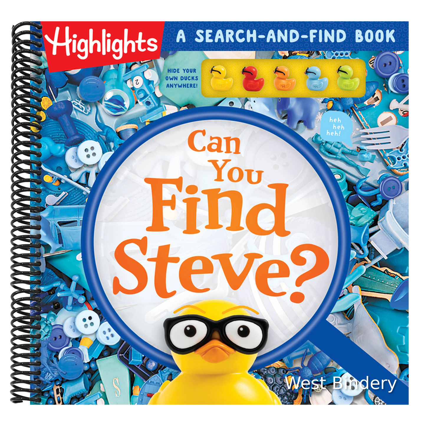 Can You Find Steve?: A Hide-And-Seek Puzzle Adventure with Find It Games and Challenges, Scavenger Hunt Duck Book for Kids Ages 6-9