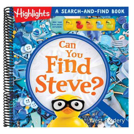 Can You Find Steve?: A Hide-And-Seek Puzzle Adventure with Find It Games and Challenges, Scavenger Hunt Duck Book for Kids Ages 6-9