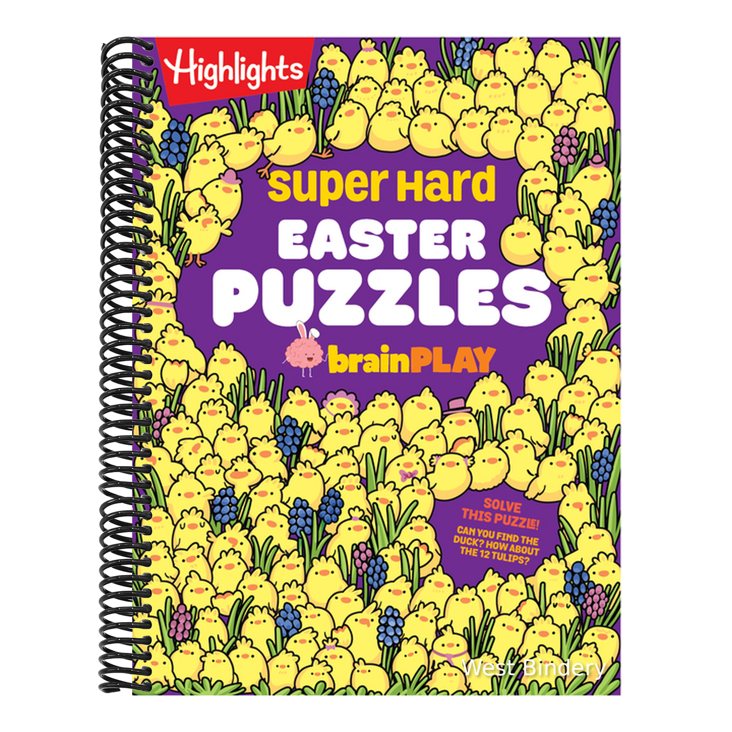 Super Hard Easter Puzzles Brainplay: Easter Puzzle and Activity Book with Over 75 Brain-Teasing Mazes, Logic Games, Hidden Object Puzzles and More for