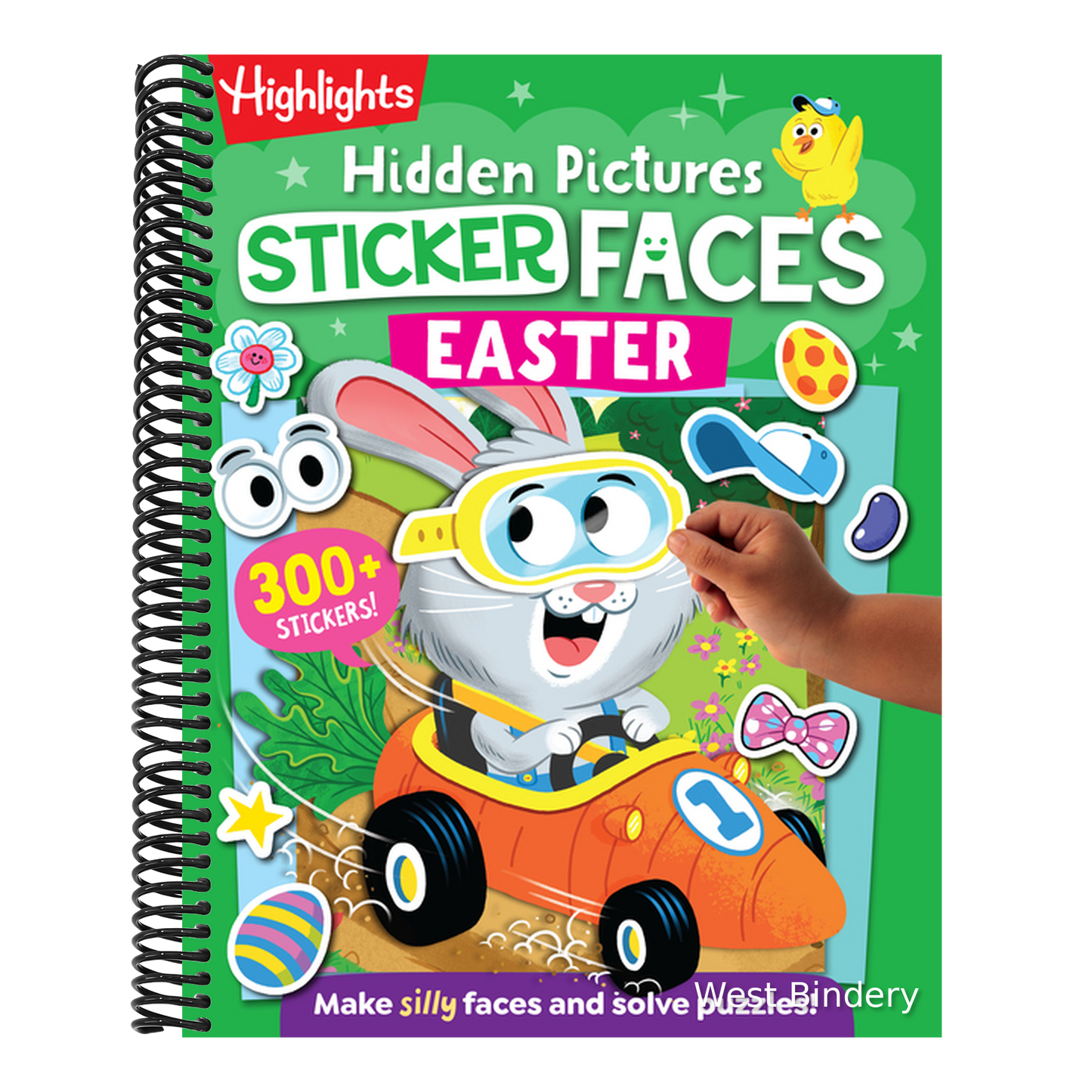 Hidden Pictures Sticker Faces: Easter